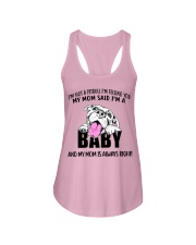 Pitbull Baby Ladies Flowy Tank tile