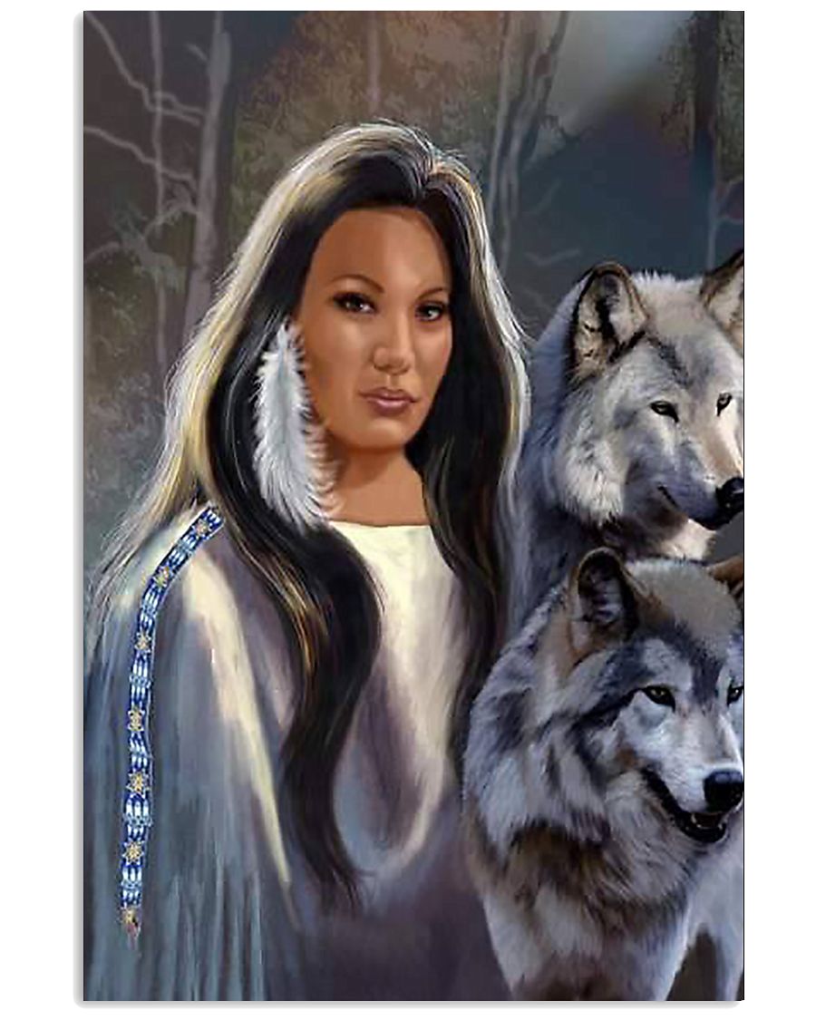 Wolf Spirit Art Poster 24x36 Poster