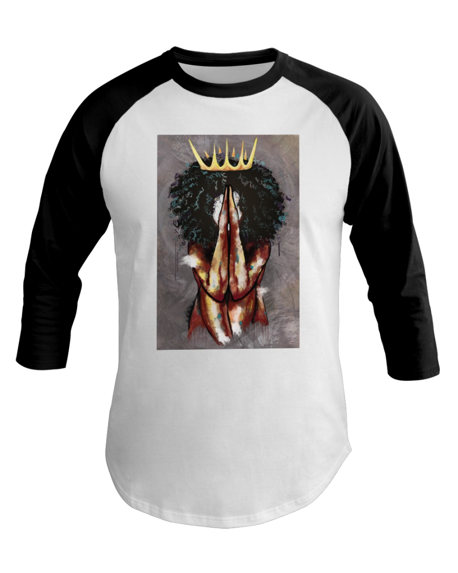 Praying Queen Baseball Tee