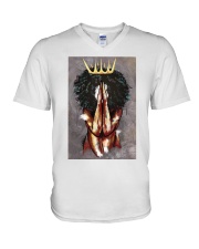 Praying Queen V-Neck T-Shirt thumbnail