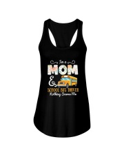 I'm A Mom And School Bus Driver Ladies Flowy Tank thumbnail