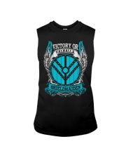 Victory Or Valhalla Shieldmaiden Sleeveless Tee thumbnail