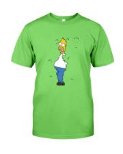 Homer hiding Classic T-Shirt front