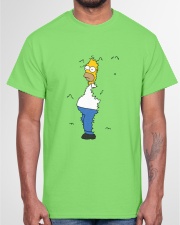 Homer hiding Classic T-Shirt garment-tshirt-unisex-front-03