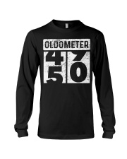 Oldometer Odometer Funny 50th B Long Sleeve Tee thumbnail