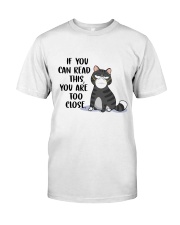 If you can read this - Funny Cat T-Shirt Classic T-Shirt tile