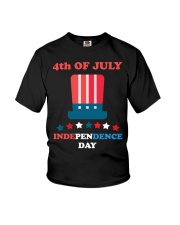 American 4th July Independence Day Tshirt Youth T-Shirt thumbnail