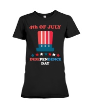 American 4th July Independence Day Tshirt Premium Fit Ladies Tee thumbnail