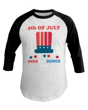 American 4th July Independence Day Tshirt Baseball Tee thumbnail