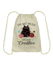 I'm Not Messy I'm Just Creative Drawstring Bag tile