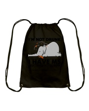 I'm not drunk Drawstring Bag tile