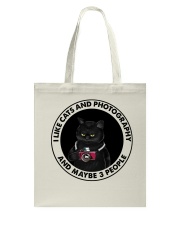 I Like Cats and Photography Tote Bag tile