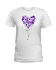 Never Give Up Ladies T-Shirt tile