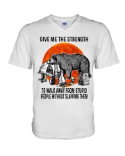 Give Me Strength V-Neck T-Shirt tile