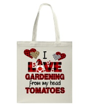 I Love Gardening valentine Tote Bag tile