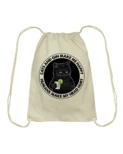 Cats And Gin Drawstring Bag tile