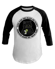 Cats And Gin Baseball Tee tile