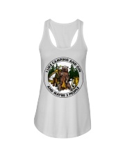 Camping And Gin Ladies Flowy Tank tile