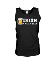 Distressed Irish I had a Beer St Pt Drinking Unisex Tank tile