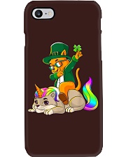 Cat Unicorn Leprechaun St Patricks Day Phone Case tile