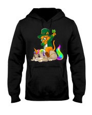 Cat Unicorn Leprechaun St Patricks Day Hooded Sweatshirt tile