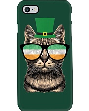 St Patrick's Day Cat Kitty Wearing Irish Glasses Phone Case i-phone-7-case