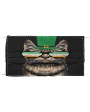 St Patrick's Day Cat Kitty Wearing Irish Glasses Mask tile