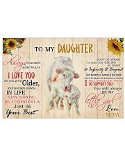 Poster To My Daughter - Charolais 17x11 Poster front