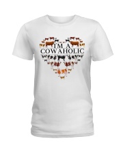 IM A COWAHOLIC Ladies T-Shirt tile