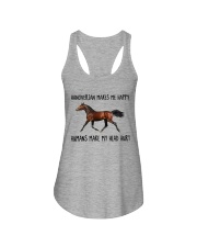 Hanoverian Make Me Happy Ladies Flowy Tank tile