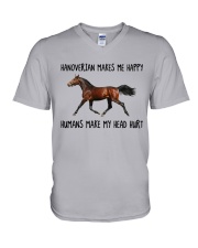 Hanoverian Make Me Happy V-Neck T-Shirt tile