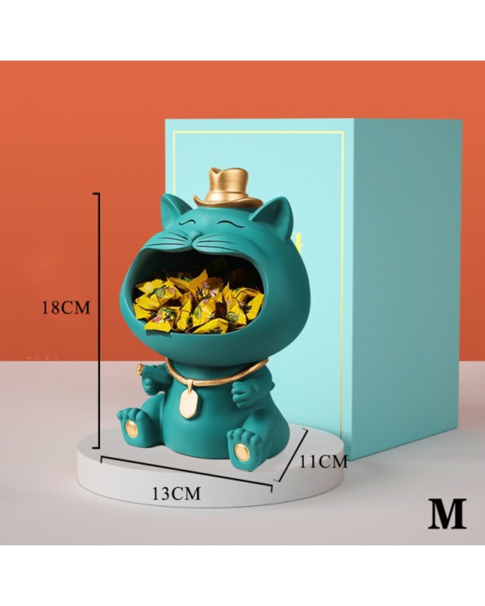 Bulldog Figurines Resin Animal Sculpture For Home Decoration Living Room Ornaments Storage Box template