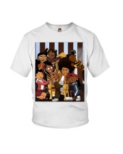 Black Movie Huey Freeman And Penny Proud Movie Lover Youth T-Shirt tile