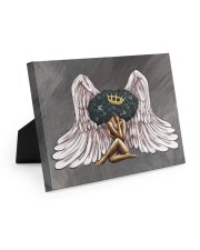 Black Queen Angle Black Pride Women's Day Easel-Back Gallery Wrapped Canvas tile