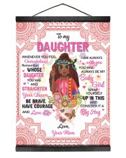 Whenever You Feel Overwhelmed Hippie Mom To Daughter Hanging Canvas tile