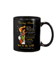 Everything We Are You Helped Us To Be Sunflower Daughter To Mom Mother's Day Mug tile