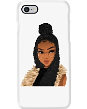 Black Women Art Long Locs And Braids Hairstyle Black Pride Women's Day Phone Case tile