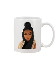 Black Women Art Long Locs And Braids Hairstyle Black Pride Women's Day Mug tile
