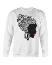 Black Women Line Art Women's Day Crewneck Sweatshirt tile