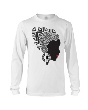 Black Women Line Art Women's Day Long Sleeve Tee tile