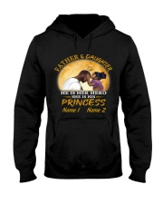 Personalized Father And Daughter Together Princess To Dad Father's Day Hooded Sweatshirt tile