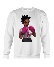 Black Art Are Fighters The Breast Cancer Awareness Month Crewneck Sweatshirt tile