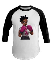 Black Art Are Fighters The Breast Cancer Awareness Month Baseball Tee tile