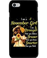 I Am a November Girl Braver Than You Believe Birthday Women's Day Phone Case tile