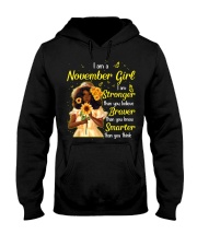 I Am a November Girl Braver Than You Believe Birthday Women's Day Hooded Sweatshirt tile