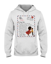 Whenever You Feel Overwhelmed Mom To Son Hooded Sweatshirt tile