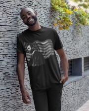 Martin Luther King American Flag Black History Month Classic T-Shirt apparel-classic-tshirt-lifestyle-front-33