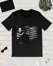 Martin Luther King American Flag Black History Month Classic T-Shirt lifestyle-mens-crewneck-front-17