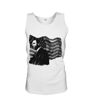 Martin Luther King American Flag Black History Month Unisex Tank tile