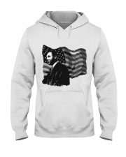 Martin Luther King American Flag Black History Month Hooded Sweatshirt tile